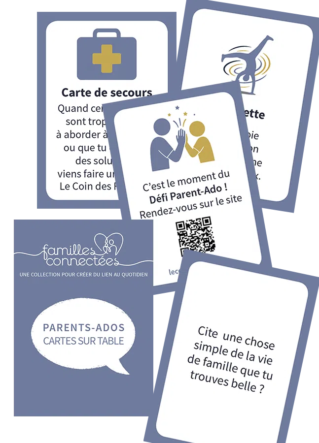 Familles connectées, exemples cartes
